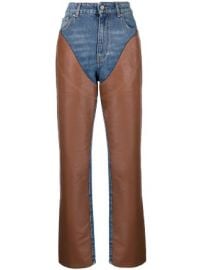 Stella McCartney Alter Mat Chap Panelled Jeans - at Farfetch